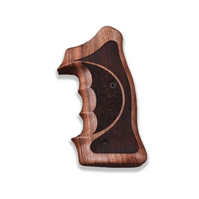 KSD Brand Smith Wesson K/L/X - Frame Round Butt Compatible Walnut Grips