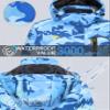 MAGCOMSEN Womens Winter Jacket Waterproof Insulated Snow Ski Jackets Fleece Lined Outdoor Mountain Hiking Raincoats Blue Camo, M view 3