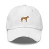 Rhodesian Ridgeback hat, Embroidered Unisex hat, Rhodesian Ridgeback Gifts, Old Gold Embroidery, Dog mom dad hat. view 1
