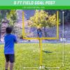 GoSports Football Field Goal Post Set with 2 Footballs and Kicking Tee - Life Sized Backyard Field Goal for Kids and Adults - 6 ft Standard view 2