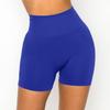 ALWAYS Women's Seamless Biker Shorts - High Waisted Yoga Running Athletic Workout Short Pants Royal Blue Medium view 2
