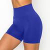 ALWAYS Women's Seamless Biker Shorts - High Waisted Yoga Running Athletic Workout Short Pants Royal Blue Medium view 3