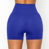 ALWAYS Women's Seamless Biker Shorts - High Waisted Yoga Running Athletic Workout Short Pants Royal Blue Medium view 4