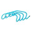 Trademark Innovations 6" Soccer Training Adjustable Agility Speed Hurdles (Set of 4, Blue) view 2