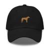 Rhodesian Ridgeback hat, Embroidered Unisex hat, Rhodesian Ridgeback Gifts, Old Gold Embroidery, Dog mom dad hat. view 1