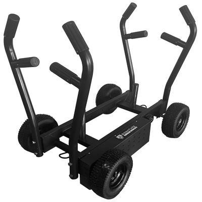 Signature Fitness Fitvids SF-PS Sisyphos Push Sled - 8 Adjustable Levels of Resistance Plus Plate Loaded Weight Resistance Black nan Black