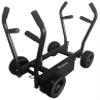 Signature Fitness Fitvids SF-PS Sisyphos Push Sled - 8 Adjustable Levels of Resistance Plus Plate Loaded Weight Resistance  Black  nan  Black view 1