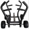 Signature Fitness Fitvids SF-PS Sisyphos Push Sled - 8 Adjustable Levels of Resistance Plus Plate Loaded Weight Resistance  Black  nan  Black view 3