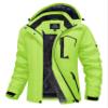 MAGCOMSEN Women's Snowboarding Jackets Waterproof Insulated Snow Jackets Ladies Green Ski Jackets Fleece Winter Coats M view 1