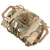 Tactical Molle First Aid Pouch Two Piece System Micro Rapid Deployment First-aid Med kit Hiking Hunting Bag Cp view 3