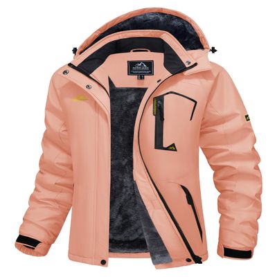 MAGCOMSEN Winter Coats for Women Ski Jacket Waterproof Insulated Ski Jackets Thermal Snow Jackets Mountain Snowboarding 2XL