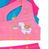 ToBeInStyle Girl's Pack of 6 Racerback Bras & Matching Boyshort Bottoms - Hungry Alpaca - Medium view 2