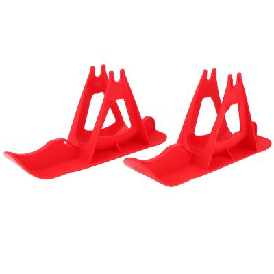 Alvinlite Snow Sledge Board Set - Children's Balanced Car Skis Kids Snowboard Sledge Balanced Scooter Board Ski Parts(Red) Balanced