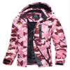 MAGCOMSEN Ski Jackets for Women Waterproof Insulated Snow Jackets Thermal Fleece Lined Winter Coats Pink Camo Windbreaker, S view 1