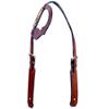 HILASON Western Horse Leather Headstall Brown | Bridle view 1