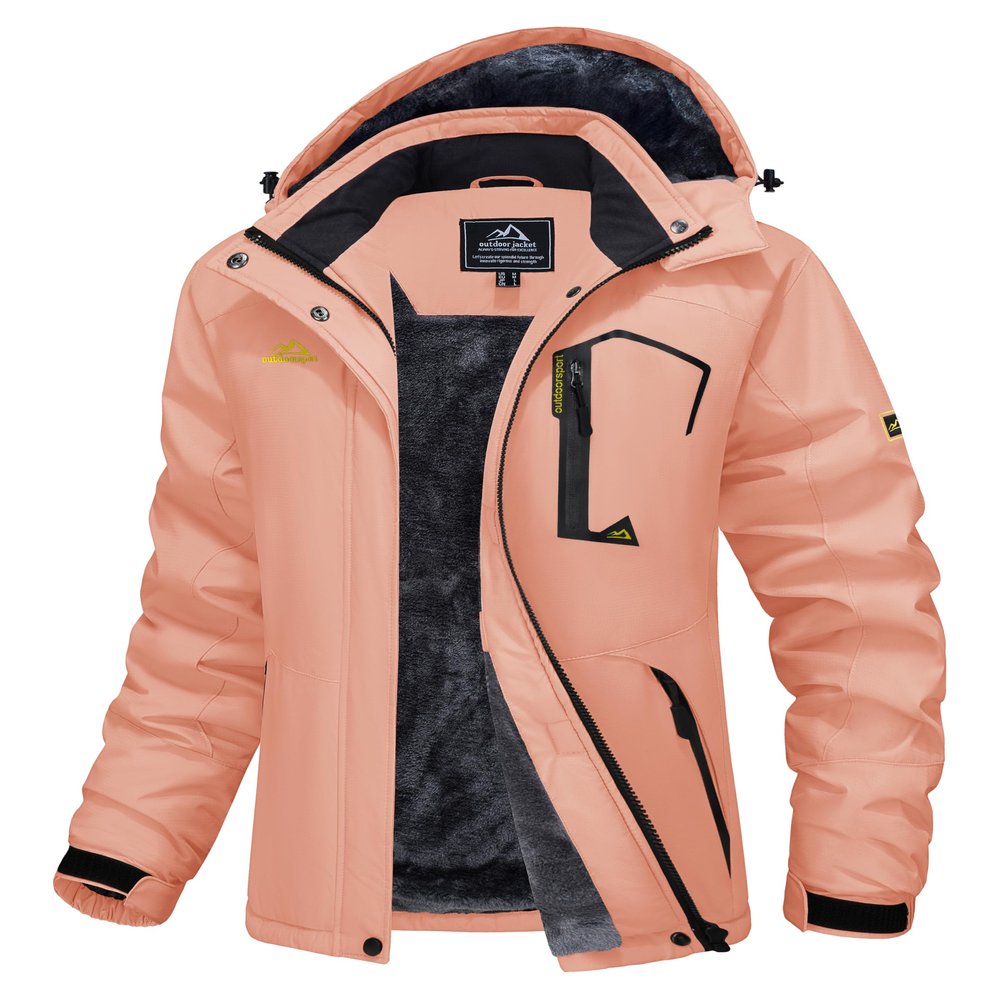 MAGCOMSEN Winter Coats for Women Ski Jacket Waterproof Insulated Ski Jackets Thermal Snow Jackets Mountain Snowboarding XL