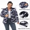 MAGCOMSEN Women's Snow Jacket Waterproof Insulated Winter Jackets Ladies Snowboard Jackets Warm Winter Coats Black Camo,XL view 4