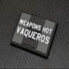 Weapons HOT Vaqueros PVC Morale Patch GITD Modern Warfare II Mexico, Patch Measures 3.5" x 2.25" with Hook Fastener and Loop Backing. view 3
