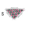 Bandanas For Dogs Pet Dog Bandanas Scarf Washable Cats Bandana Puppy Bibs Polyester Small Dog Bandana Summer Dog Accessories 60Pcs S view 3