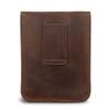 Valhalla Gear, Holster Pouch Handmade from Full Grain Leather - Durable Waist Bag for Coins, Change, Headphones, Personal Items - Conveniently Attaches to Belt - Bourbon Brown view 2