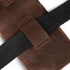 Valhalla Gear, Holster Pouch Handmade from Full Grain Leather - Durable Waist Bag for Coins, Change, Headphones, Personal Items - Conveniently Attaches to Belt - Bourbon Brown view 3