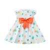 Baby Toddler Polka Casual Girls Kids Dress Party Bowknot Print Dot Princess Girls Dress&Skirt and (Orange, 12-18 Months) view 1