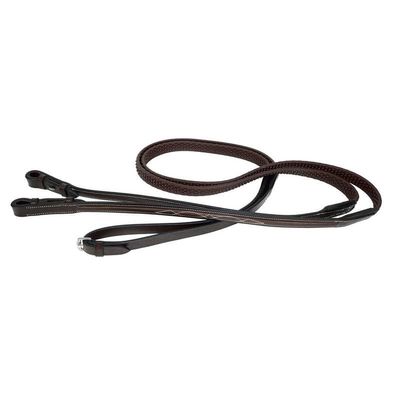 Bella Donna Square Raised Fancy Stitched Soft Grip Reins