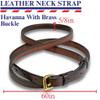 Nunn Finer - Leather Neck Grab Strap, Havanna Leather & Brass Buckle, Equestrian Accessory, Neck Strap For Horses, Easy Handling Horse Neck Strap (Havanna Brass) view 2