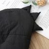 Toddler Kids Baby Girls Boys Warm Soft Coat Long Sleeve 3D Dinosaur Solid Hooded Jacket Little Boy (Black, 5-6 Years) view 3