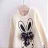 Baby Kids Toddler Clothes Rabbit Floral Cartoon Dress Girl Princess Party Bunny Girls Outfits Teens (Blue, 6 Years) view 4