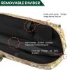 HUNTSEN Soft Case 38" 42" 46" 52" Bag with Padded Handle - Adjustable Sling Dual Lockable Zippers, Multiple Pouches Outdoor Accessory Bags (Camo, 52") view 4