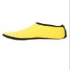 Bestgift Men's Women's Thickened Non-Slip Swimming Beach Shoes Lemon Yellow Diving Socks S view 1