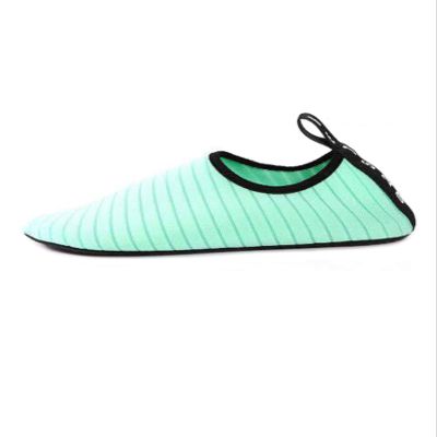 Bestgift Men's Women's Thickened Non-Slip Swimming Beach Shoes Mint Green Beach Shoes XS