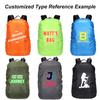 Muka Personalized Design Backpack Rain Cover Ultralight Pack Covers for Outdoor Activities (with Storage Bag)-Black-XXL view 3