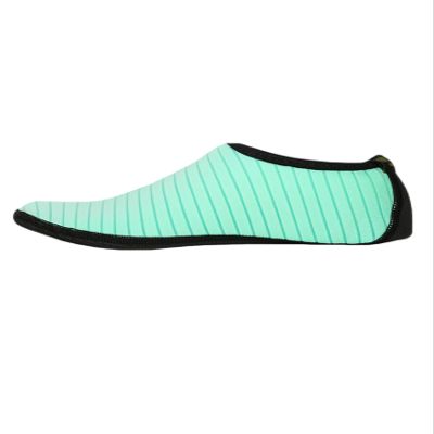 Bestgift Men's Women's Thickened Non-Slip Swimming Beach Shoes Mint Green Diving Socks XXL