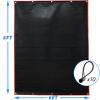 Doubleriver Baseball Pitching Backstop: Heavy Duty PVC Strike Zone Vinyl Padding for Batting Cage Protection Backyard Practice&Softball Players 6X8FT Pure view 2