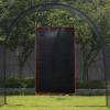 Doubleriver Baseball Pitching Backstop: Heavy Duty PVC Strike Zone Vinyl Padding for Batting Cage Protection Backyard Practice&Softball Players 4X6FT Pure view 1