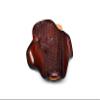 Leather Holster Fits Colt Python, King Cobra .357 Magnum | Fast Draw | Genuine Leather | Handmade | Basket Weave (Brown, Colt Python 3" Barrel) view 4