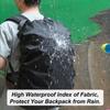 Muka Personalized Design Backpack Rain Cover Ultralight Pack Covers for Outdoor Activities (with Storage Bag)-Orange-XXL view 4