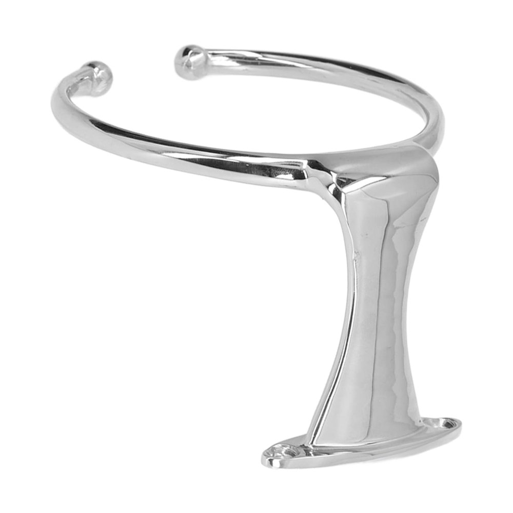 Stainless Steel Boat Ring Cup, Ring Drink Holder Open-Ring Design Cup Holder for Marine Yacht