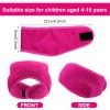 Eurzom 6 Pcs Adjustable Ear Warmer Headband for Kids Stretch Winter Fleece Warm Ear Muffs Covers Headbands for Youth Toddler Boys Teen Girls Child Indoor Outdoor Athletic Sports Running Cycling view 3