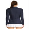 LastFor1 Women's Long Sleeve Golf Polo Shirts UPF 50+ Moisture Wicking Quick Dry Active Tops with Snap Buttons Closure Blended Black L view 2