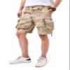 BACKBONE Mens Army Tactical Military Cargo Shorts Work Fishing Camping Camo Shorts (Tri-Color Desert Camo, 30) view 2