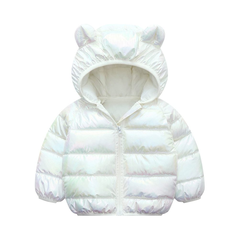 Toddler Hooded Kids Windproof Boys Coat Warm Jacket Girls Baby Outdoor Thick Boys Coat&Jacket Boy (Beige, 3-4 Years)