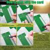 Junkin 160 Pack 10 Line Football Sports Strip Cards Football Pool Cards Scratch Off Tickets for Volleyball Rugby Games Basketball Baseball Ice Hockey Sports Soccer Box Game(Green) view 4