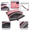 Free Boy Small Smell Proof Bag 6.9 x 6.3inches Odor Proof Bag for Storage and Travel,Money Bag-Pink view 4