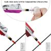 surwolf 31" Pure Carbon Arrows Archery Hunting Arrows 250 300 350 400 500 600 Spine with Natural Feather Fletched Targeting Arrows for Compound&Recurve&Long Bow 6/12 Pack (12, Red, Spine 500) view 3