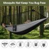 G4Free Camping Hammock with Net and Rain Fly, 2 Person Lightweight Portable Hammock Tent with Tarp for Camping Hiking Backyard Outdoor Backpacking Travel view 2