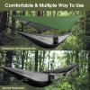 G4Free Camping Hammock with Net and Rain Fly, 2 Person Lightweight Portable Hammock Tent with Tarp for Camping Hiking Backyard Outdoor Backpacking Travel view 3
