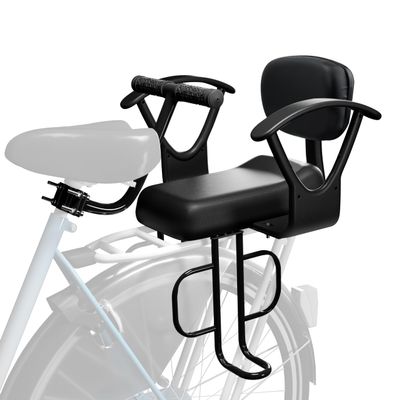 OUSEXI Rear Child Bike Seat,Kids Seat for Adult Bike, Toddlers Rear Mount Bike seat Design for Children Aged 2 to 8 Years Old, Rear Frame Mounted Baby Bike Seats Kids Safety (Black-a)